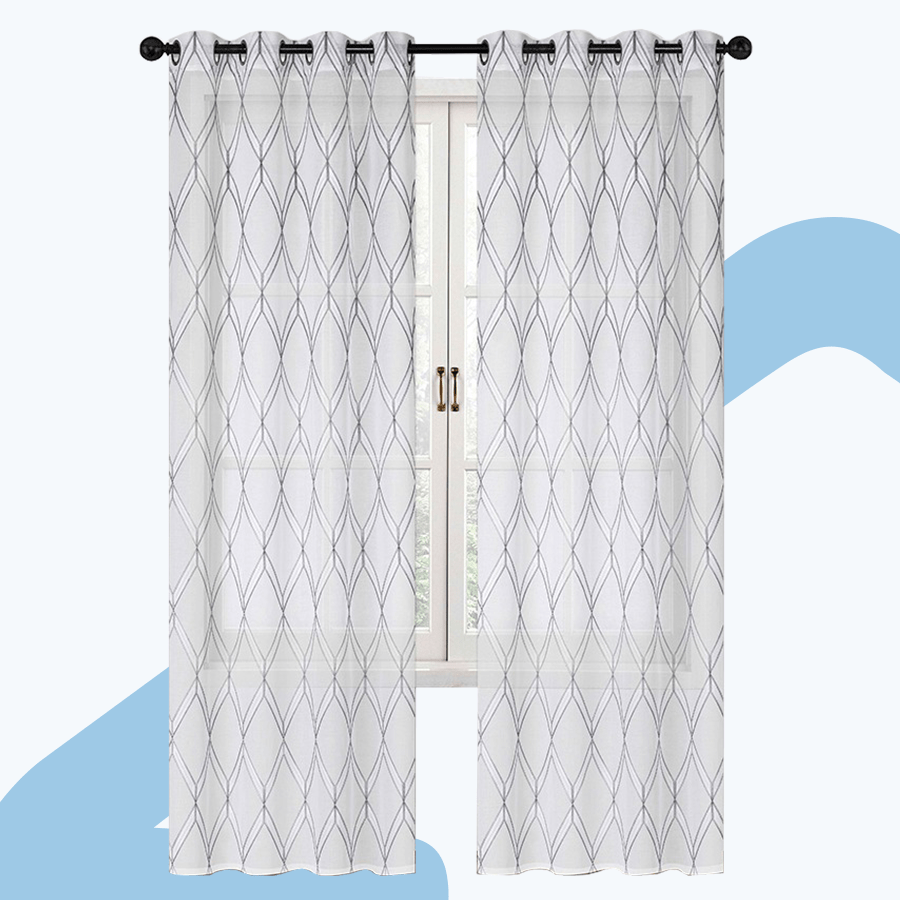 Byla Embroidered Curtain