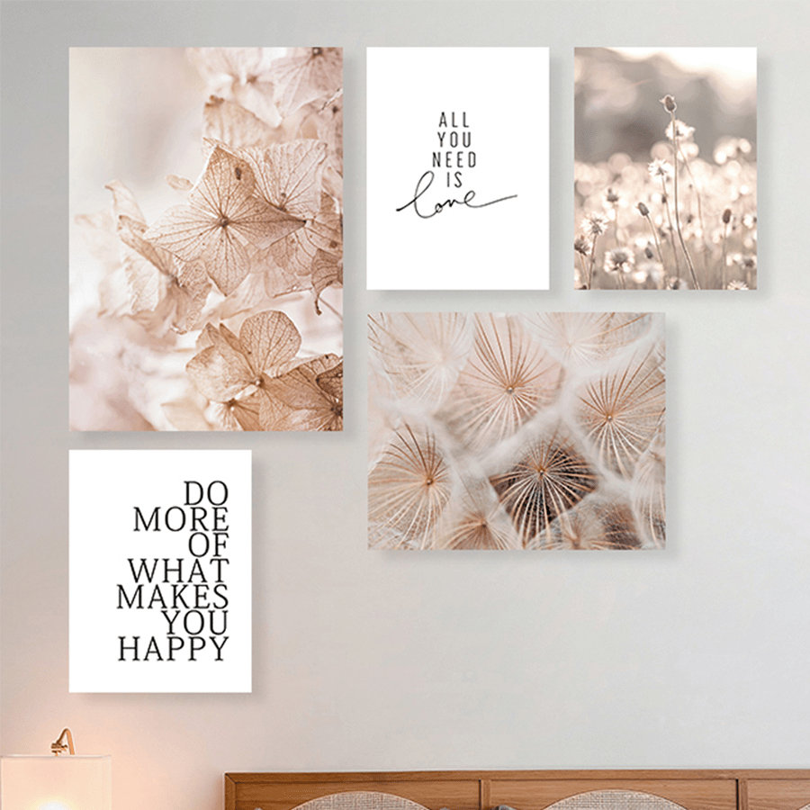 Cai Set of 5 Canvas Wall Art Cai Set of 5 Canvas Wall Art Mandaue Foam