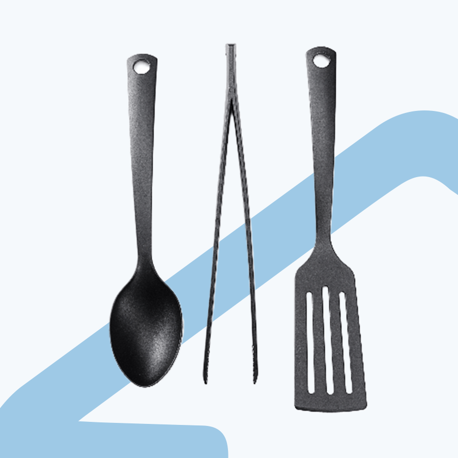 Cain Nylon Kitchen Utensil - Set of 3
