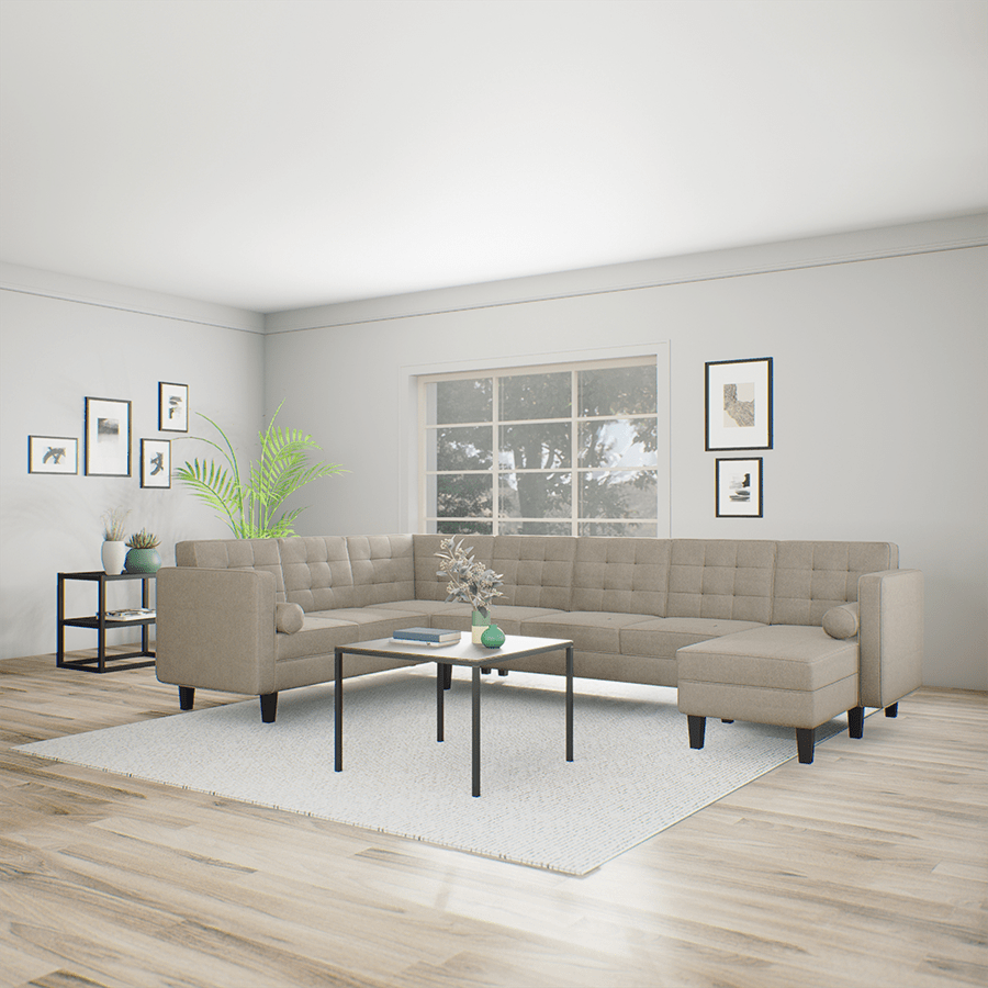 MORE CAMROSE OPTIONS Camrose Sectional 6 Seat with Chaise (2L) Sofa Camrose Sectional 6 Seat with Chaise (2L) Sofa Mandaue Foam