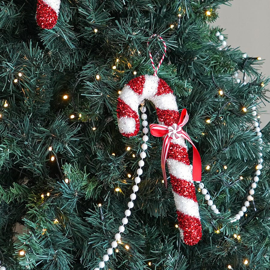 Candy Cane Hanging Ornament 25cm