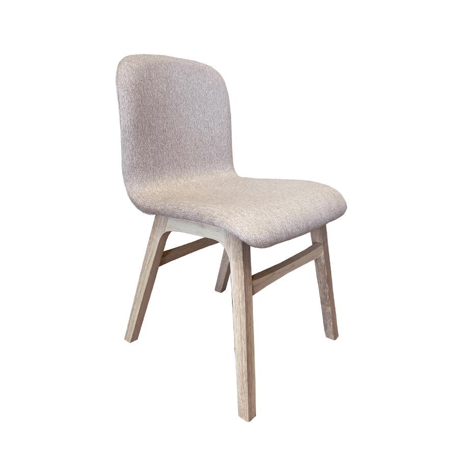 Carmen Dining Chair Carmen Dining Chair Beige + Whitewash Mandaue Foam