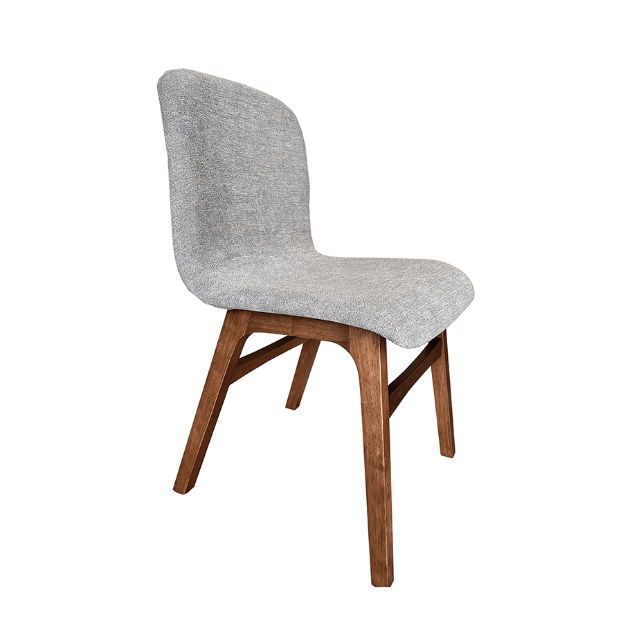 Carmen Dining Chair Carmen Dining Chair Dark Grey + Walnut Mandaue Foam