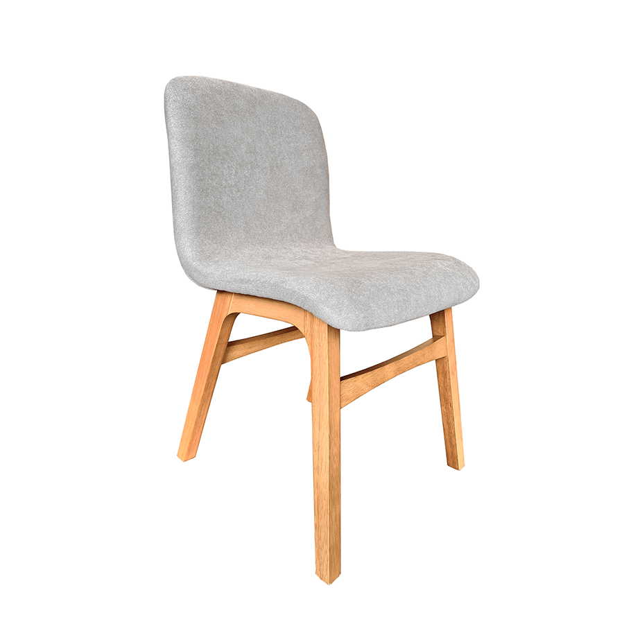 Carmen Dining Chair Carmen Dining Chair Grey + Oak Mandaue Foam