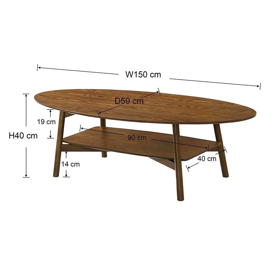Cassidy Oval Coffee Table