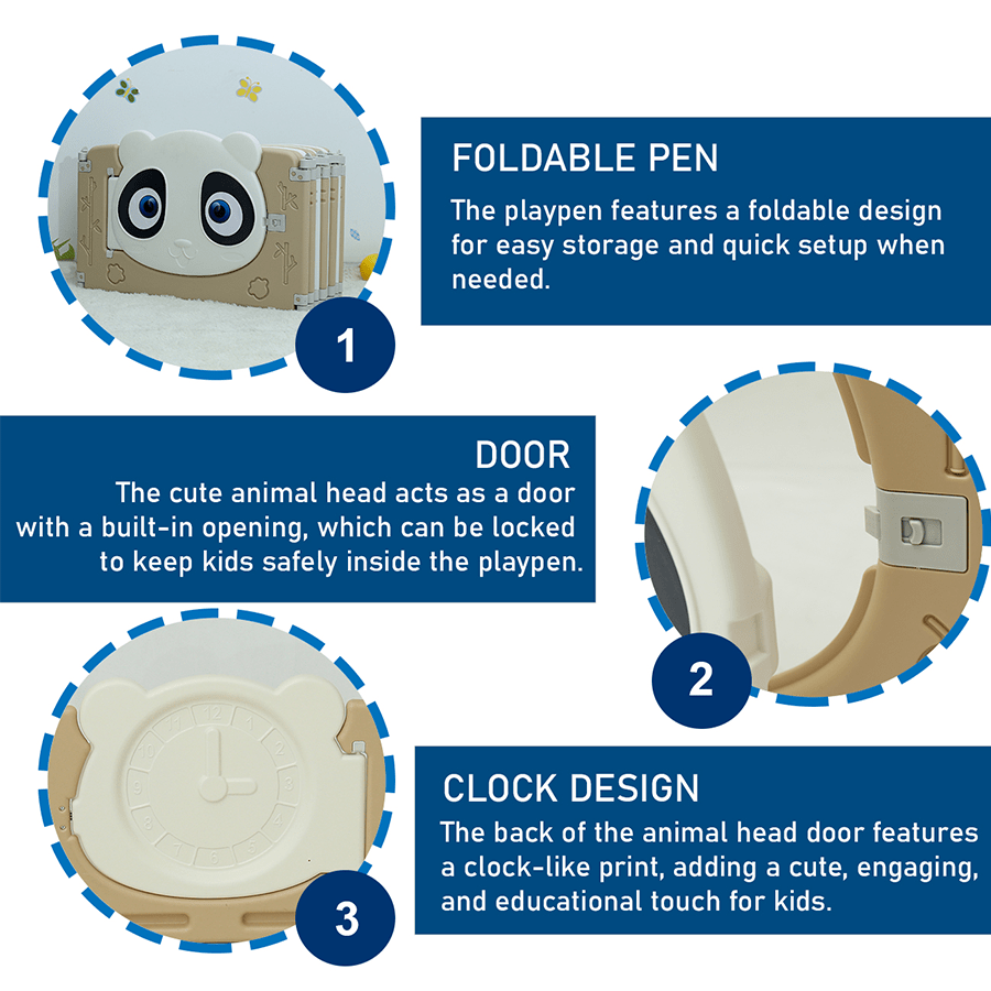 Castiel Folding Play Pen