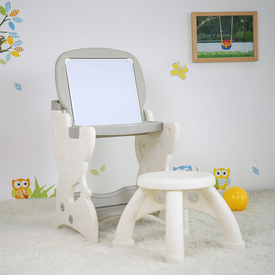 Castiel Kids Table with Easel & Stool