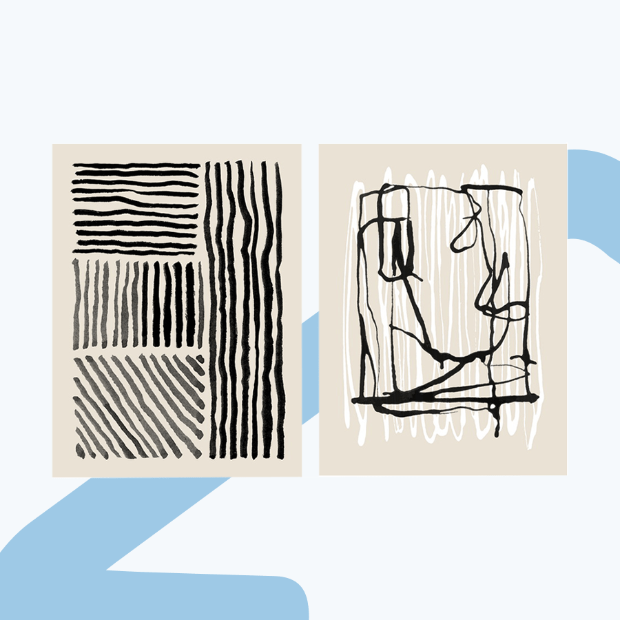 Cay Set of 2 Canvas Wall Art