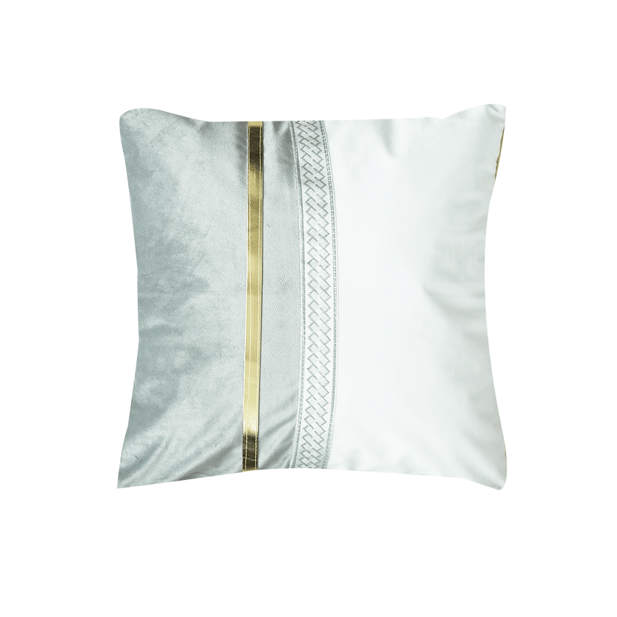 Celeste Slate Stripe Throw Pillowcase