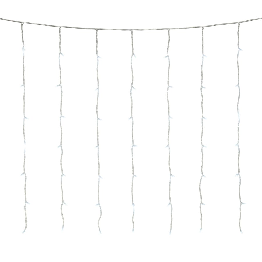 Christmas Curtain Lights 200LED Coolwhite with Flash