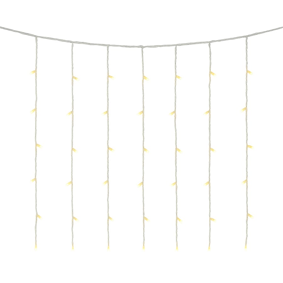 Christmas Curtain Lights 200LED Warmwhite with Flash