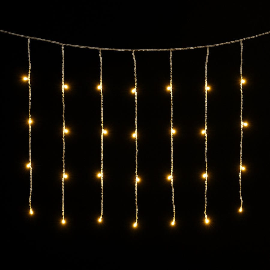 Christmas Curtain Lights 200LED Warmwhite with Flash