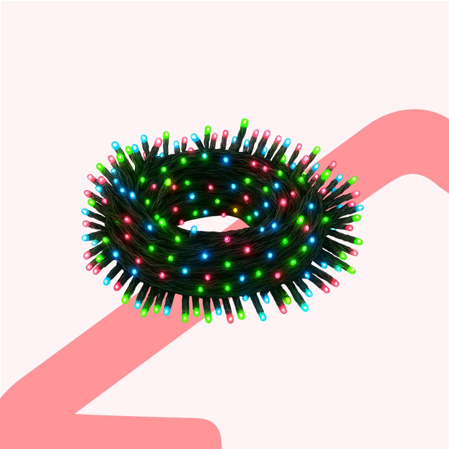 Christmas Lights 300led With Strobe Multi-color With Flash