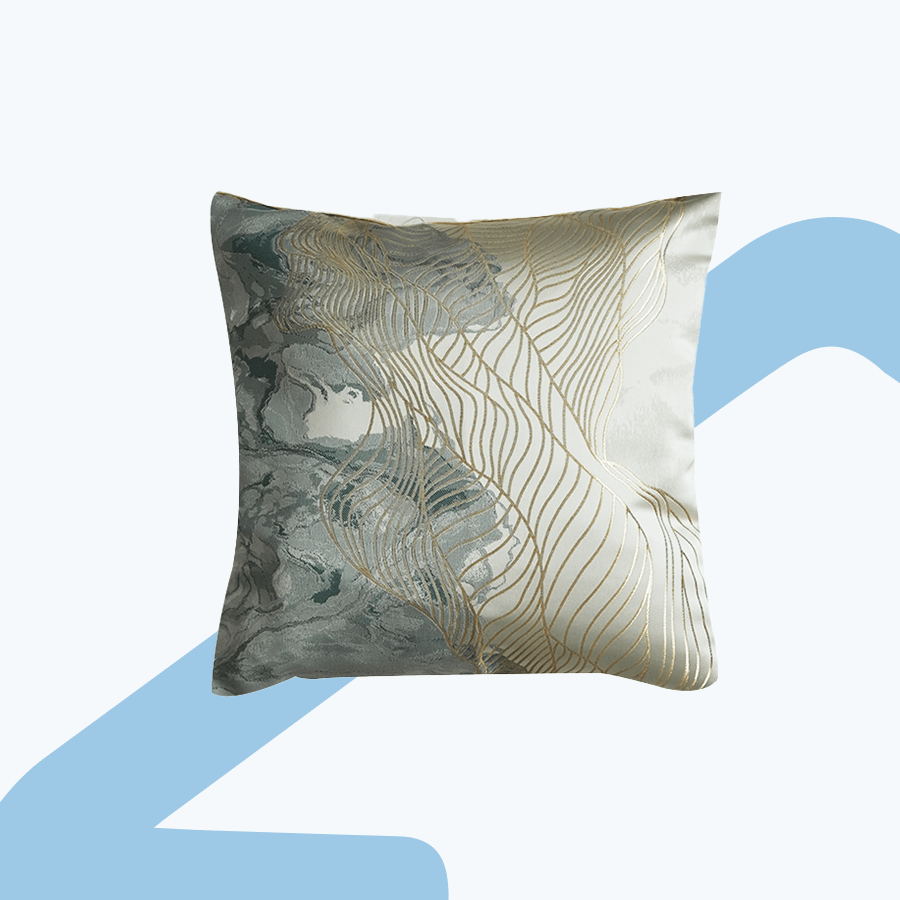 Ciel Stone Marble Throw Pillowcase