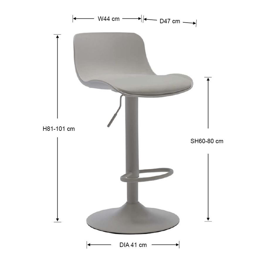 Clio Bar Chair with Cushion Clio Bar Chair with Cushion Mandaue Foam