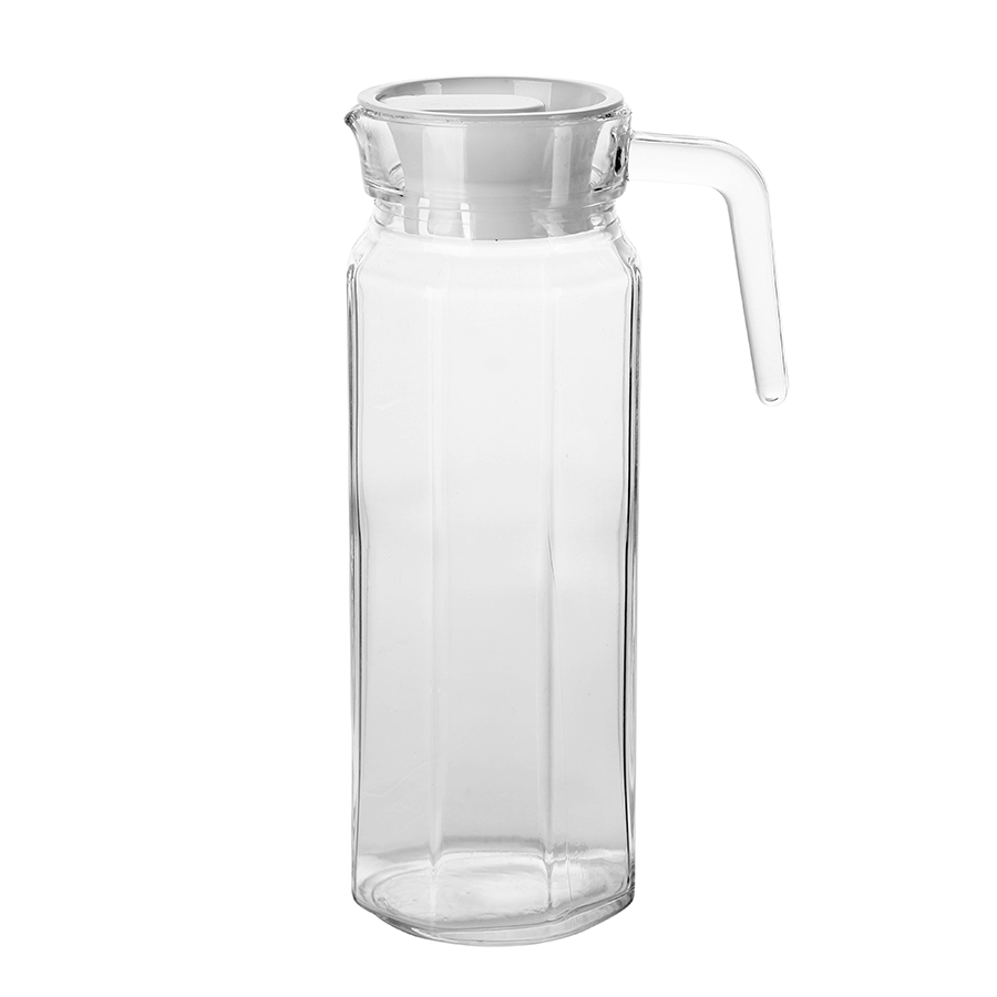 Cran Glass Pitcher with Lid - 35oz Cran Glass Pitcher with Lid - 35oz Mandaue Foam