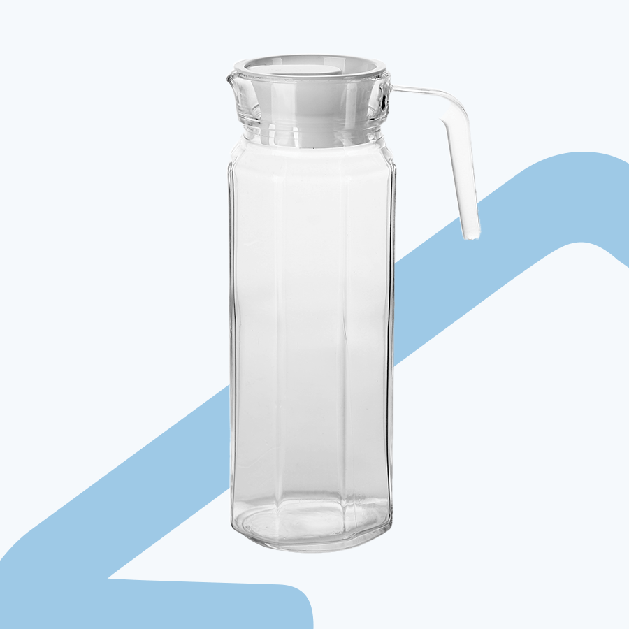 Cran Glass Pitcher with Lid - 35oz