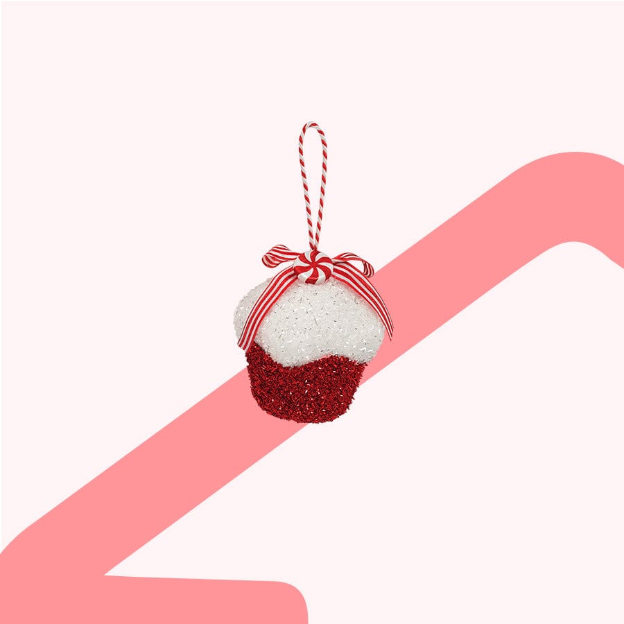 Cupcake Hanging Ornament 10cm