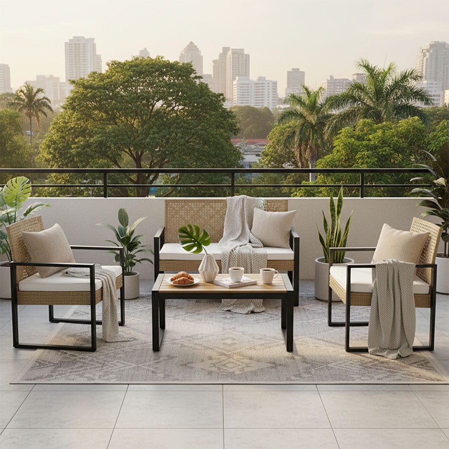 Daisy 211+1 Wicker Sofa Set