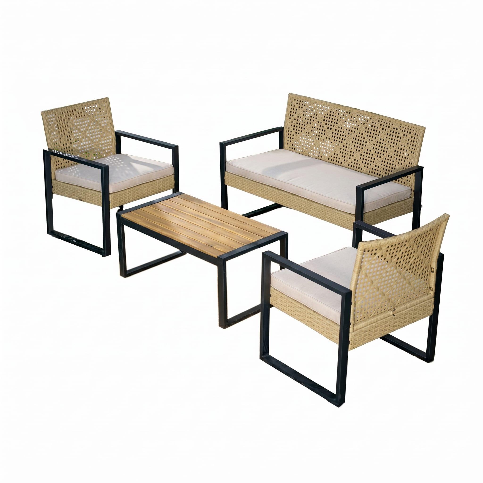 Daisy 211+1 Wicker Sofa Set