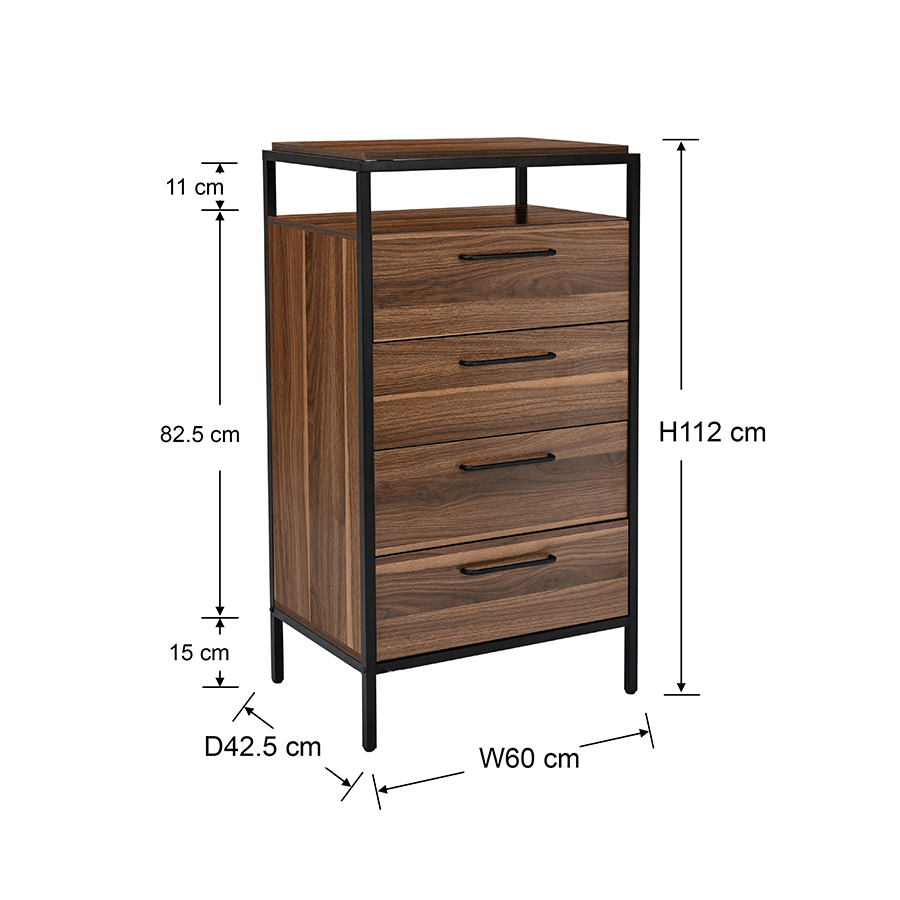 Debbie Chest of 4 Drawers