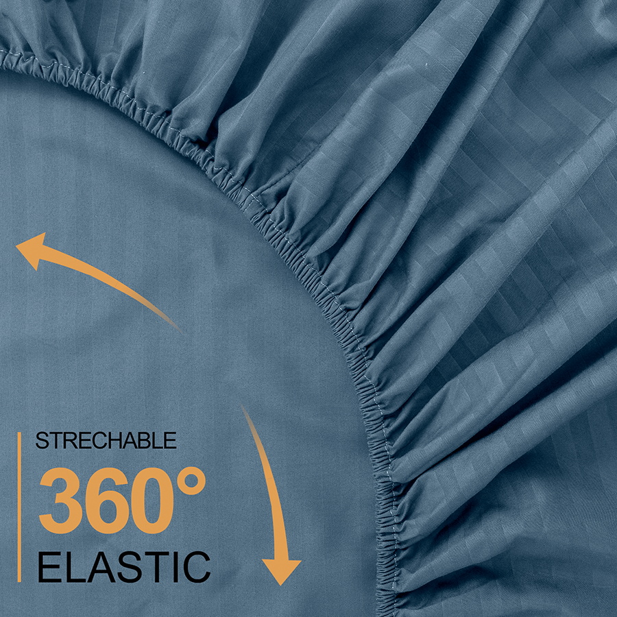 MORE DELUXE COOL GRAY LINEN OPTIONS Deluxe Cool Gray Plain Sheet 4pc Set Deluxe Cool Gray Plain Sheet 4pc Set Mandaue Foam