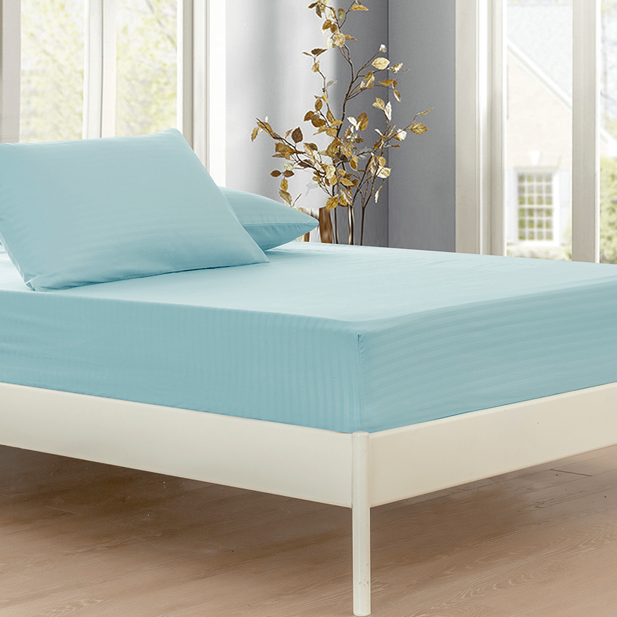 MORE DELUXE DUCK EGG LINEN OPTIONS Deluxe Duck Egg Plain 3pc Sheet Set Deluxe Duck Egg Plain 3pc Sheet Set Mandaue Foam