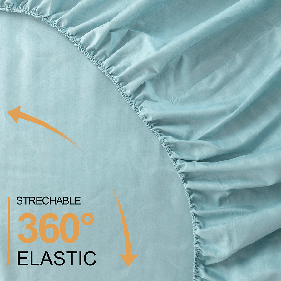 MORE DELUXE DUCK EGG LINEN OPTIONS Deluxe Duck Egg Plain 3pc Sheet Set Deluxe Duck Egg Plain 3pc Sheet Set Mandaue Foam
