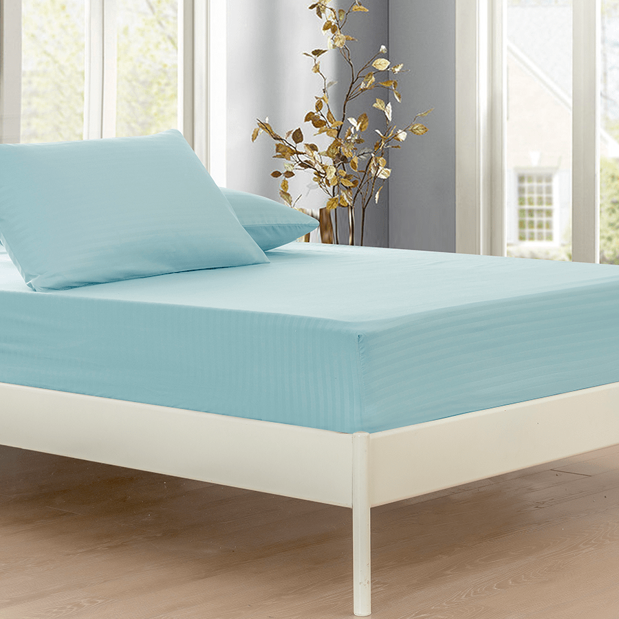 MORE DELUXE DUCK EGG LINEN OPTIONS Deluxe Duck Egg Plain Bed in A Bag Deluxe Duck Egg Plain Bed in A Bag Mandaue Foam