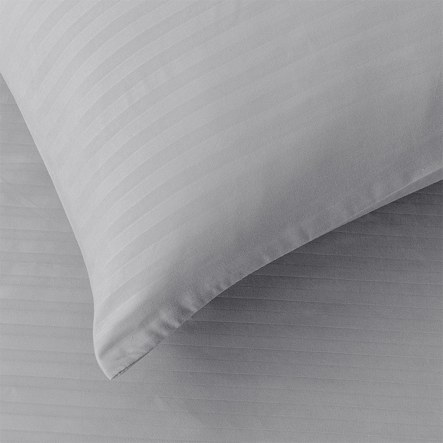 MORE DELUXE GRAY LINEN OPTIONS Deluxe Gray Plain 3pc Sheet Set Deluxe Gray Plain 3pc Sheet Set Mandaue Foam