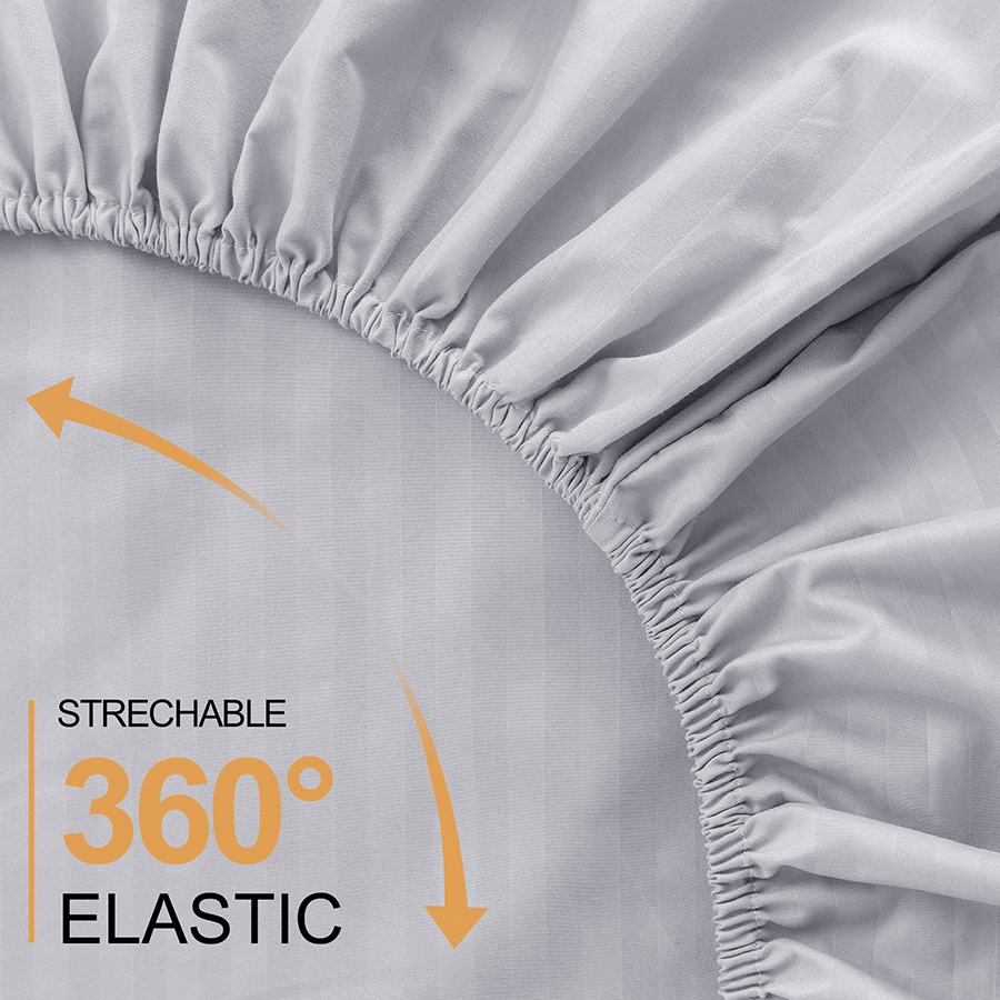 MORE DELUXE GRAY LINEN OPTIONS Deluxe Gray Plain Bed in A Bag Deluxe Gray Plain Bed in A Bag Mandaue Foam