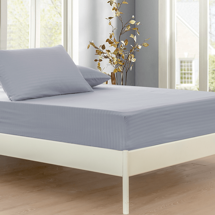 MORE DELUXE GRAY LINEN OPTIONS Deluxe Gray Plain Bed in A Bag Deluxe Gray Plain Bed in A Bag Mandaue Foam