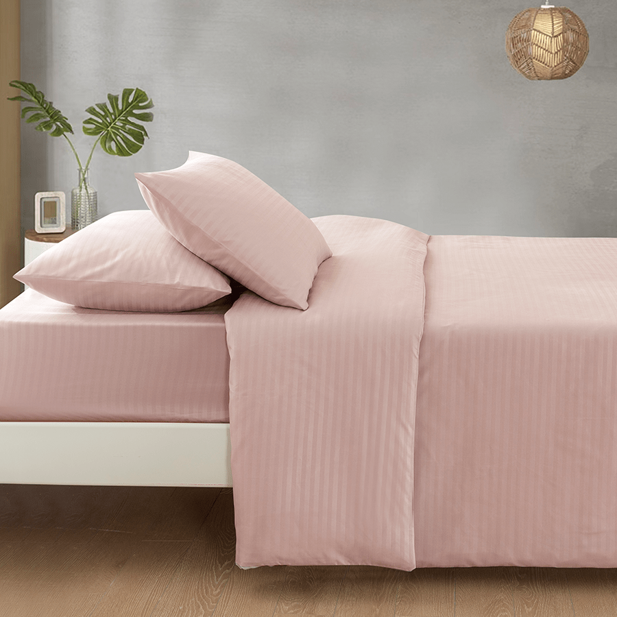 MORE DELUXE DUST LINEN OPTIONS Deluxe Rose Dust Plain Sheet 4pc Set Deluxe Rose Dust Plain Sheet 4pc Set Mandaue Foam