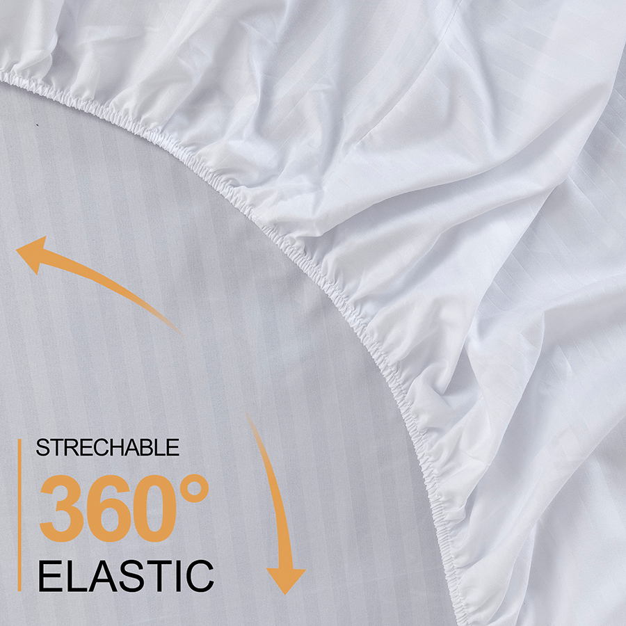 MORE DELUXE WHITE LINEN OPTIONS Deluxe White Plain Sheet 3pc Set Deluxe White Plain Sheet 3pc Set Mandaue Foam