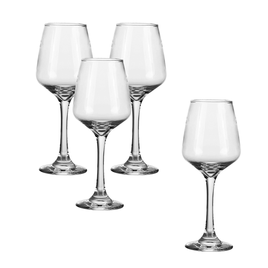 Delvy Wine Glass 4pc Set - 7oz Delvy Wine Glass 4pc Set - 7oz Mandaue Foam