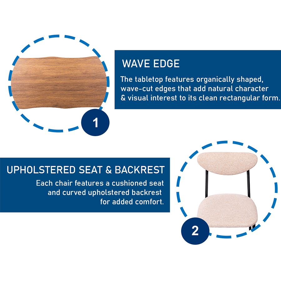 Denise 6 Seater Dining Set