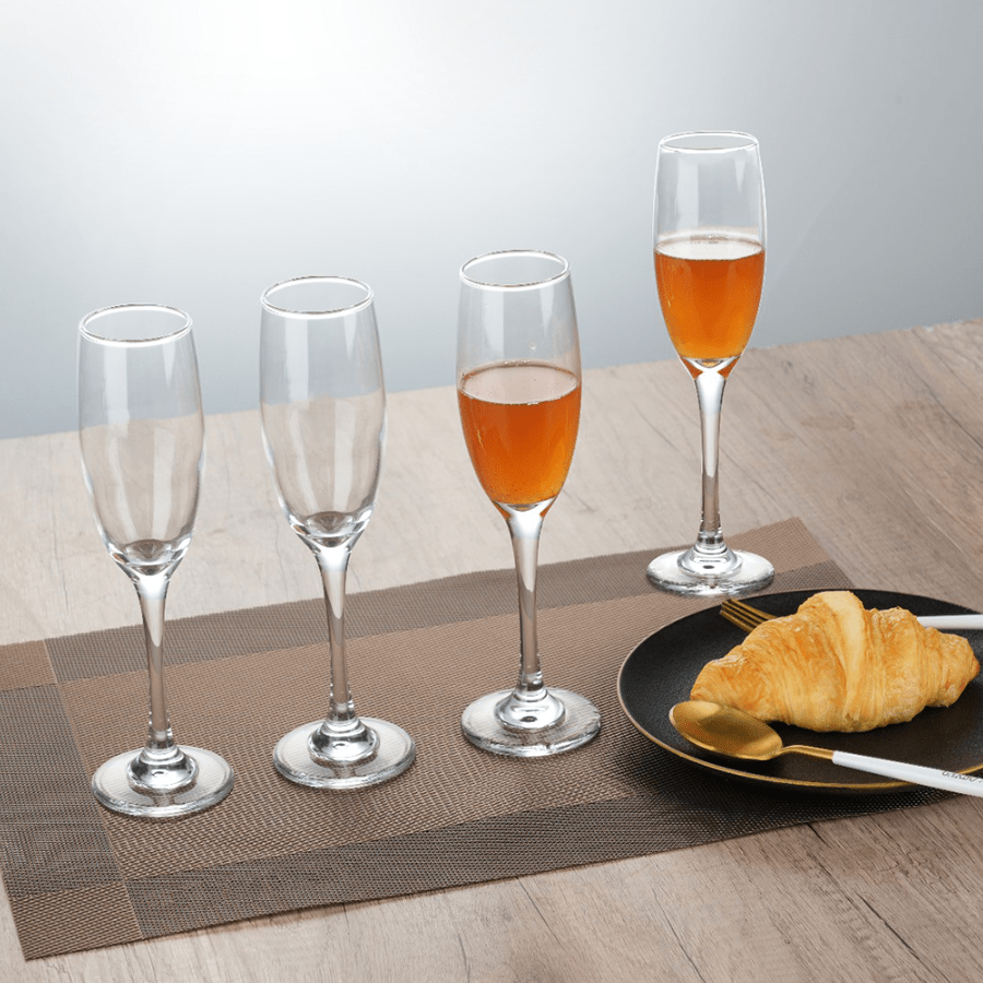 Dion Champagne Glass 4pc Set - 8oz Dion Champagne Glass 4pc Set - 8oz Mandaue Foam