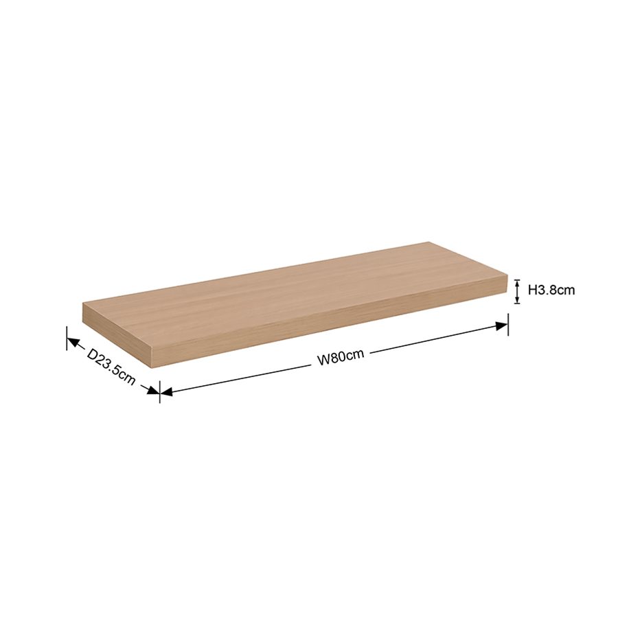 MORE DREW OPTIONS Drew 80x23.5 cm Floating Shelf Drew 80x23.5 cm Floating Shelf Mandaue Foam
