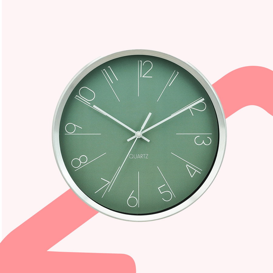 Edis Aluminum Wall Clock