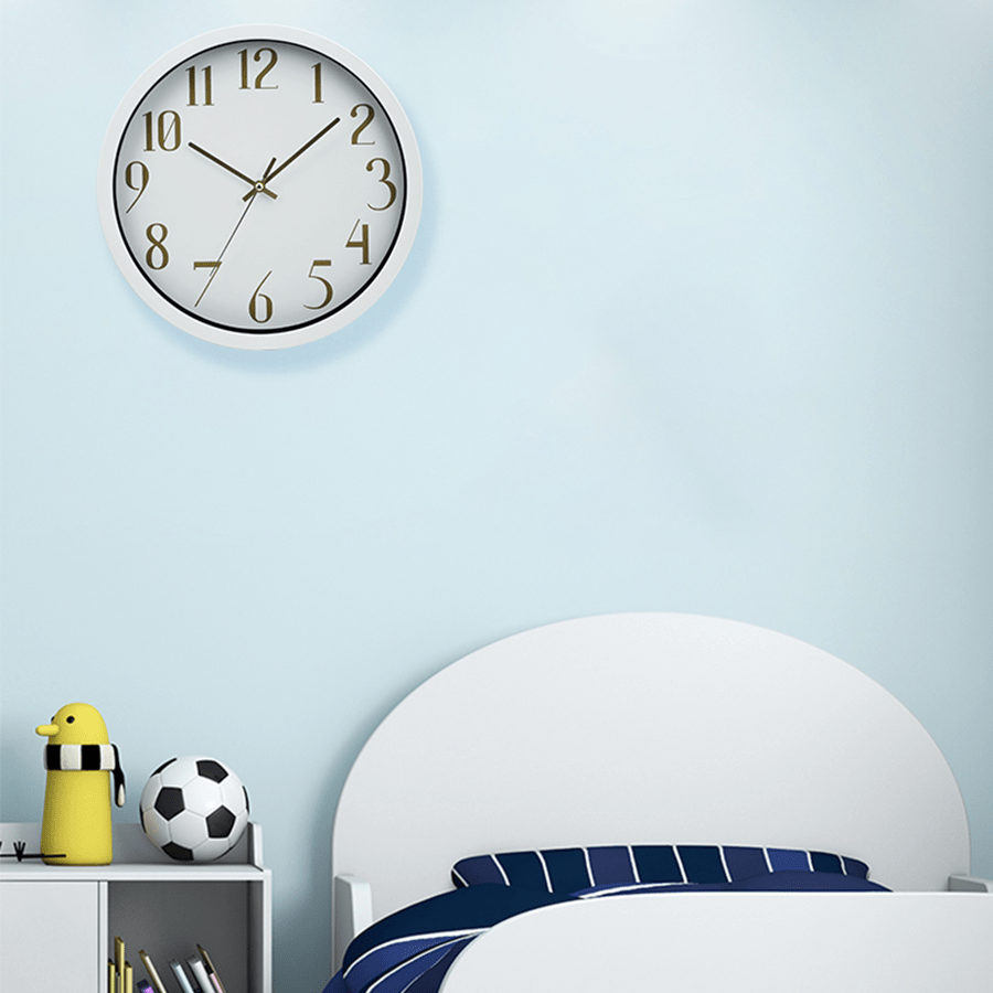 Eilin White Wall Clock Eilin White Wall Clock Mandaue Foam