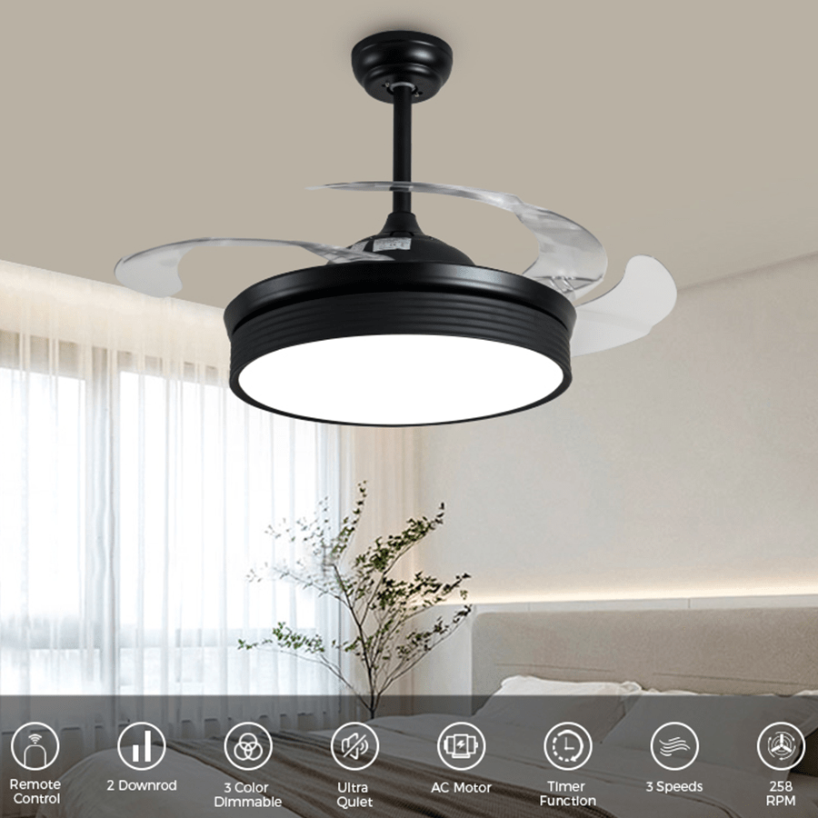 Eli Ceiling Fan + Retractable Blades Eli Ceiling Fan + Retractable Blades Mandaue Foam
