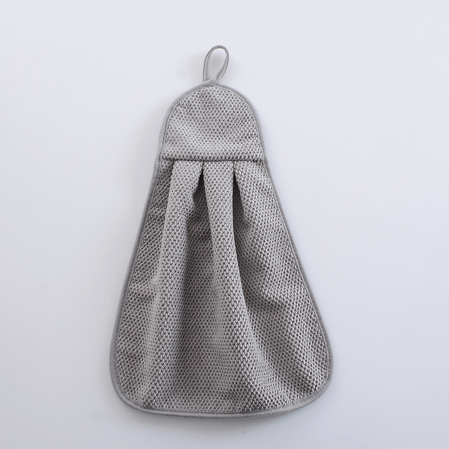 Ella Kitchen Towel with Loop Ella Kitchen Towel with Loop Gray Mandaue Foam