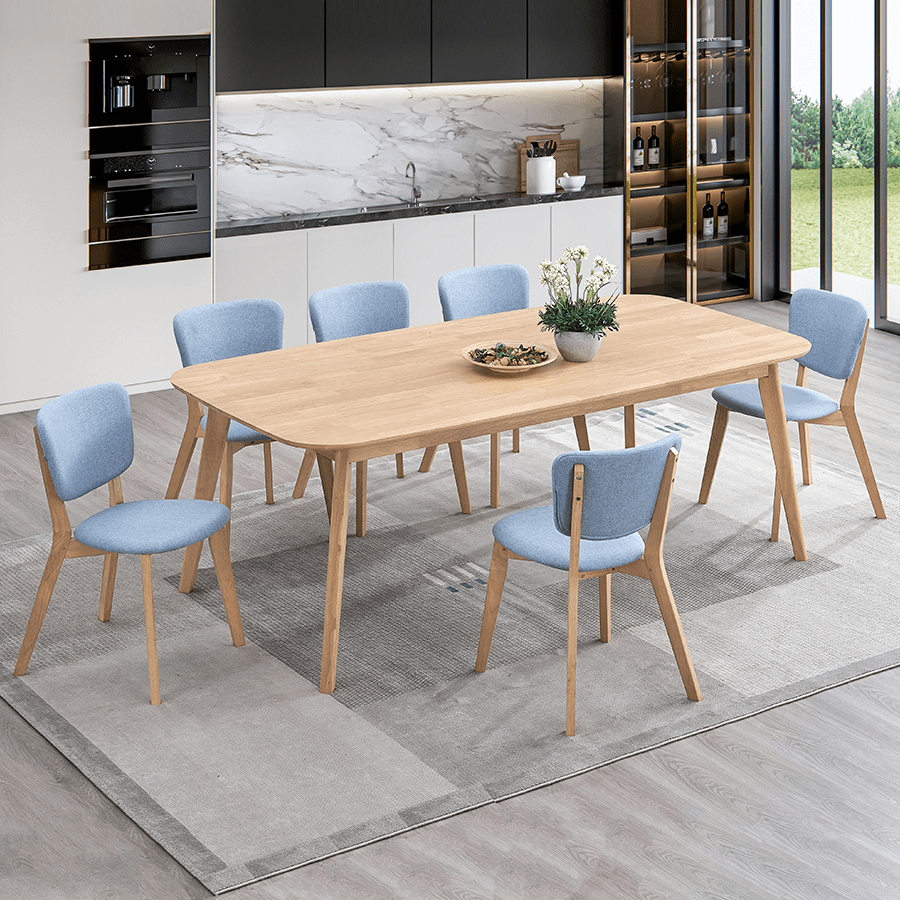 Elland + Jaden 6 Seater Dining Set Elland + Jaden 6 Seater Dining Set Mandaue Foam