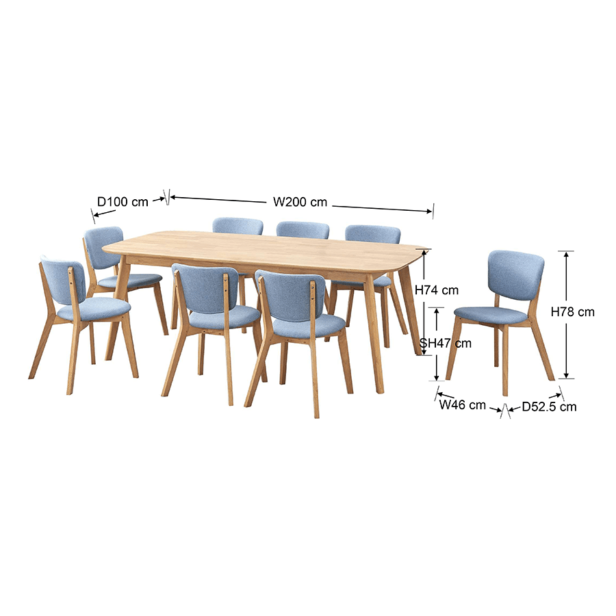 Elland + Jaden 8 Seater Dining Set Elland + Jaden 8 Seater Dining Set Mandaue Foam