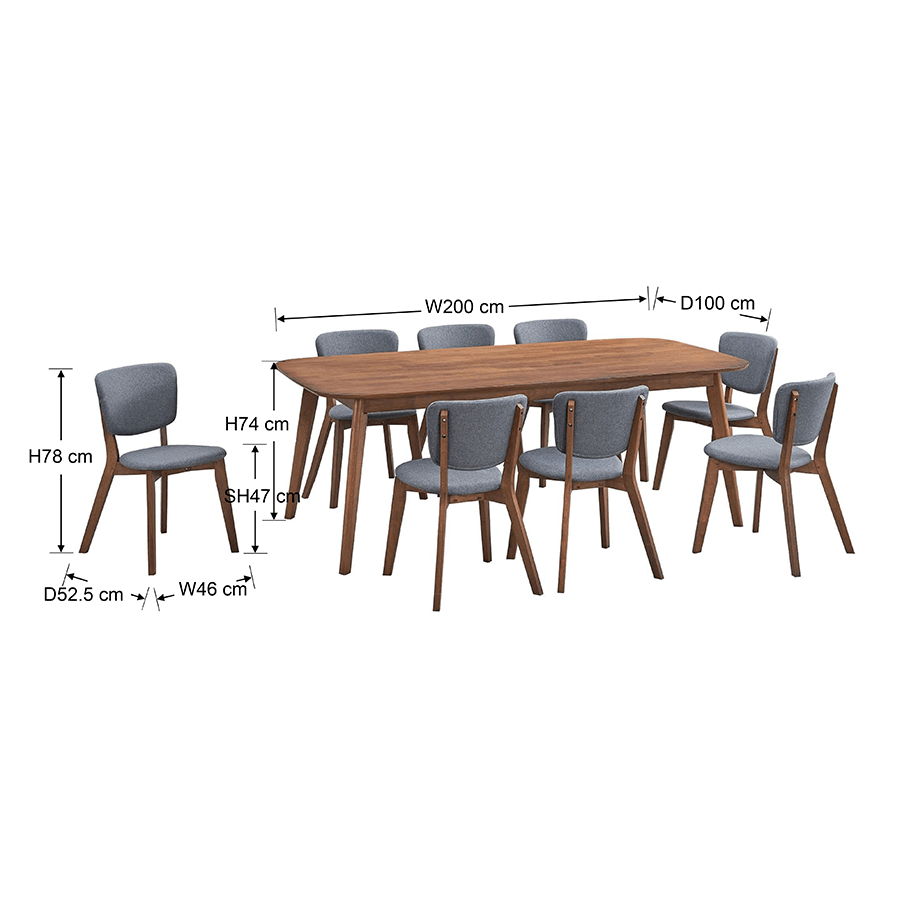 Elland + Jaden 8 Seater Dining Set Elland + Jaden 8 Seater Dining Set Mandaue Foam
