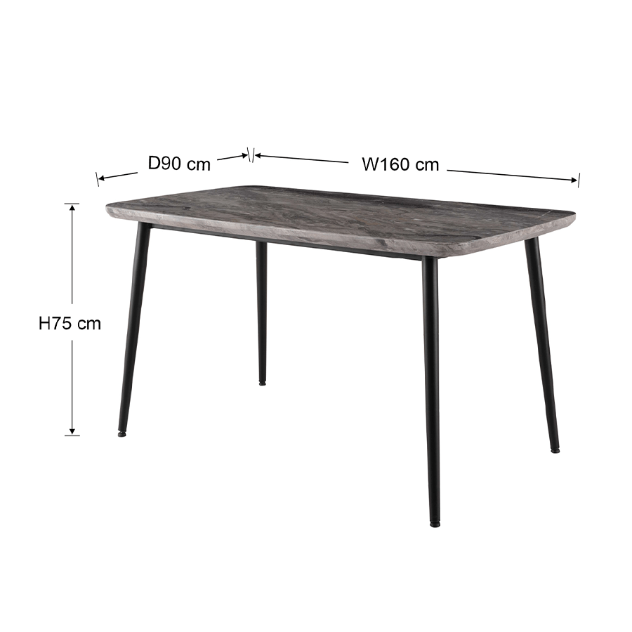 Ellie 6 Seater Dining Table Ellie 6 Seater Dining Table Beige Mandaue Foam