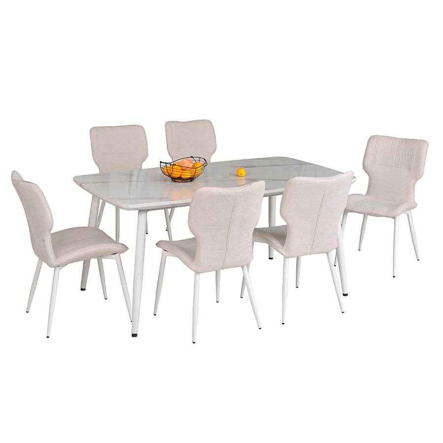 Ellie + Abbie 6 Seater Dining Set Ellie + Abbie 6 Seater Dining Set Mandaue Foam