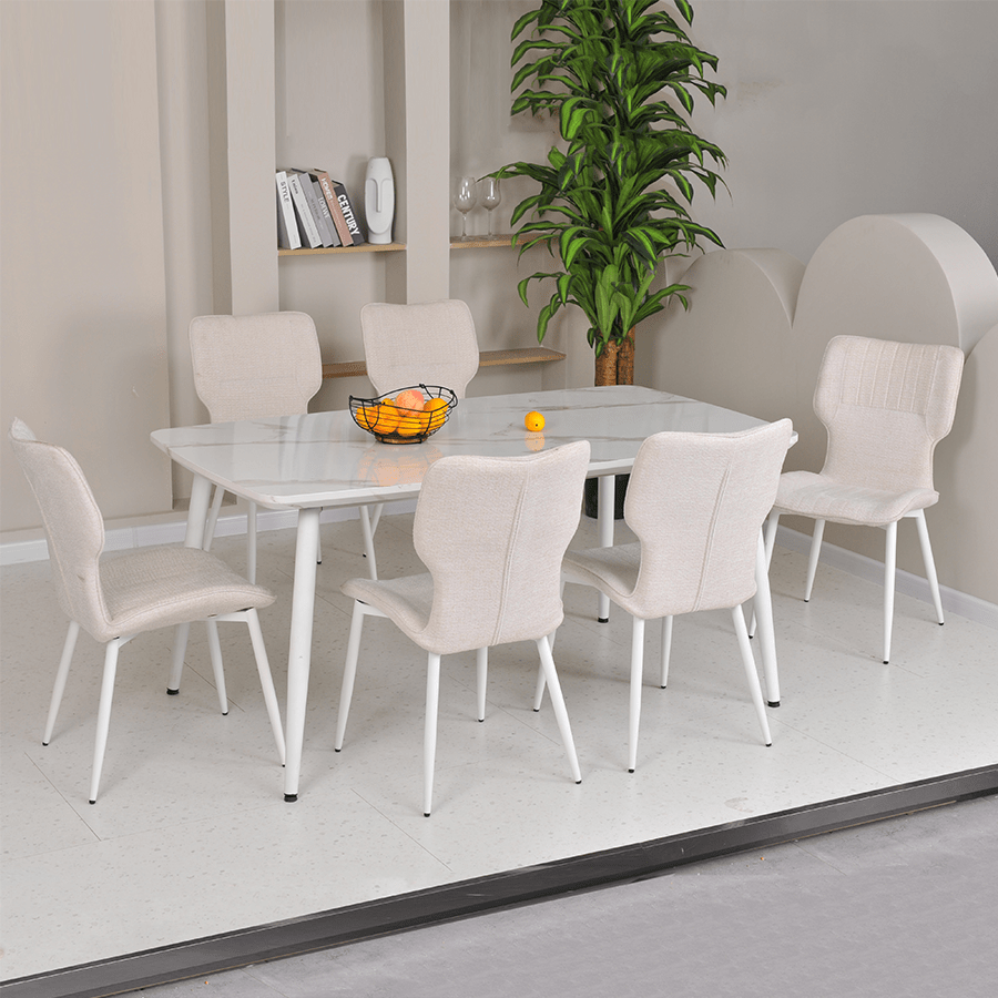 Ellie + Abbie 6 Seater Dining Set Ellie + Abbie 6 Seater Dining Set Mandaue Foam