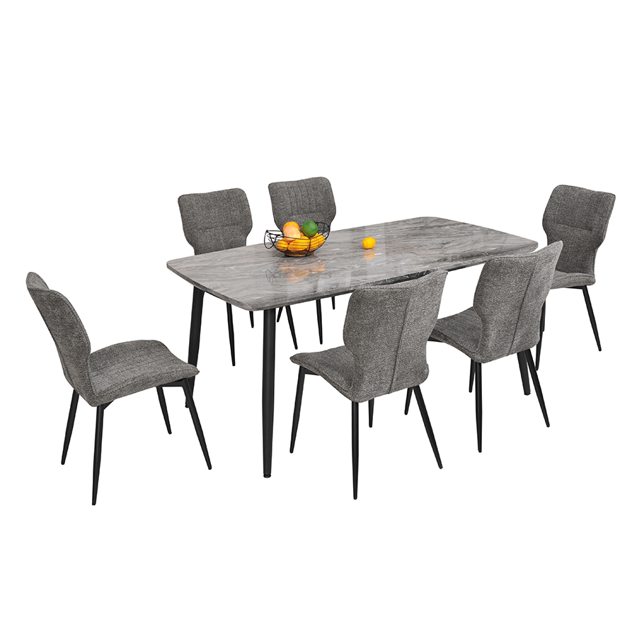 Ellie + Abbie 6 Seater Dining Set Ellie + Abbie 6 Seater Dining Set Mandaue Foam