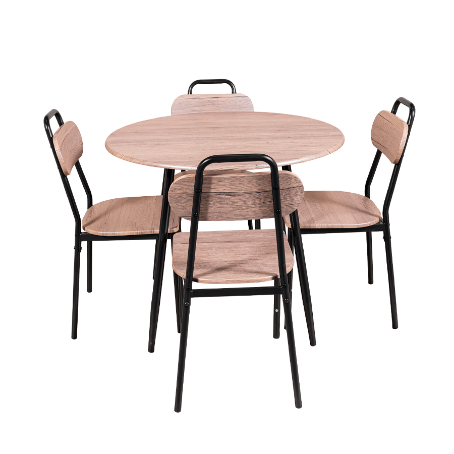 Elsie 4 Seater Round Dining Set Elsie 4 Seater Round Dining Set Mandaue Foam